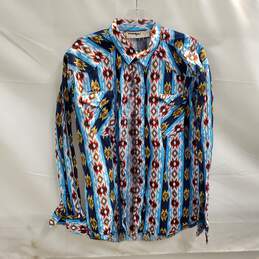 Wrangler Checotah Western Button Up Shirt No Size
