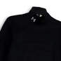 Mens Black Stretch Mock Neck Long Sleeve Activewear T-Shirt Size Small image number 4
