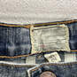 Womens Blue Denim Medium Wash Pockets Distressed Skinny Leg Jeans Size 25 image number 3