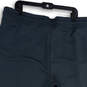 NWT Womens Green Drawstring Waist Pockets Straight Leg Cropped Pants Sz XXL image number 4