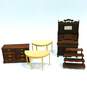Assorted Vintage Dollhouse Furniture & Accessories Wood Craft Crafting DIY image number 3