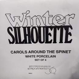 Winter Silhouette 'Carols Around the Spinet' Porcelain Figurines alternative image
