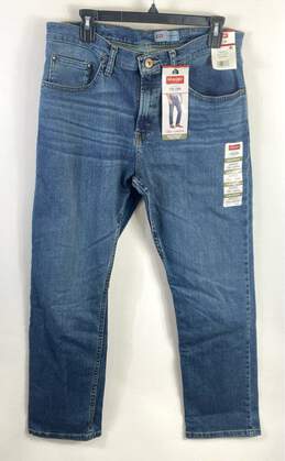 Wrangler Men Blue Slim Jeans Sz 34 NWT