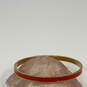 Designer Kate Spade Gold-Tone Pink Enamel Round Shape Bangle Bracelet image number 1