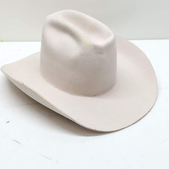 American Hat Co. White Cowboy Hat Size 7 image number 1