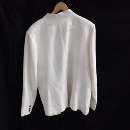 White House Black Market Women's White Blazer Jacket Size 22W alternative image