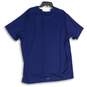 Adidas Mens Blue Crew Neck Short Sleeve Pullover T-Shirt Size 2XL image number 2