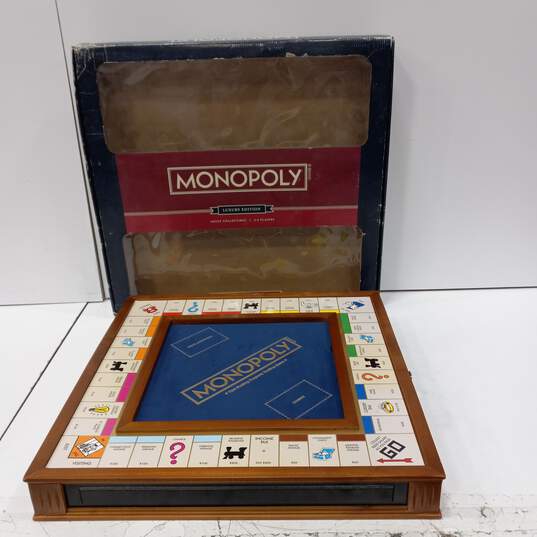 Winning  Solutions Monopoly Luxury Edition Board Game image number 1