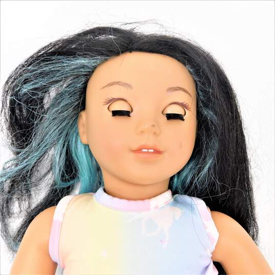 American Girl Corinne Tan 2022 GOTY Doll W/ Guitar - Hair Needs Repair image number 3
