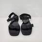 Anthropologie Fiona WM's Sport Black Leather Strap Sandals Size 37 / 5.5 U.S. image number 1