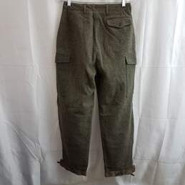 VTG 1952 Brown Klimax Military Wool Cargo Pants Waist 27 alternative image