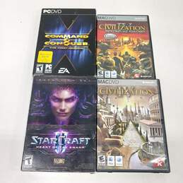 Bundle of 4 Assorted PC Video Games