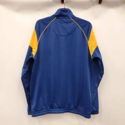 NFL LA Rams Men Blue Track Zip Jacket sz M alternative image