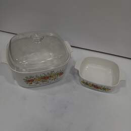 2pc Set of Corning Ware Spice of Life Casserole Dishes w/Lid alternative image