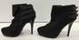 Charlotte Russe Women's Navy Blue Suede PU Stiletto Heel Ankle Boots Size 8 image number 8