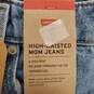Levi Strauss Women Blue Mom Jeans Sz 28 NWT image number 2