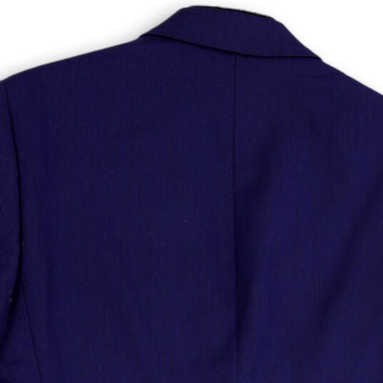 NWT Mens Blue Peak Lapel Long Sleeve Flap Pockets Two Button Blazer Size 38S image number 4