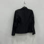 Womens Black Notch Lapel Flap Pocket Long Sleeve One Button Blazer Size 8 image number 2