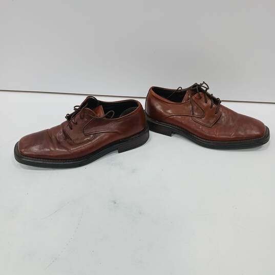 Alfanni Men's Oxford Style Leather Dress Shoes Size 9.5M image number 4