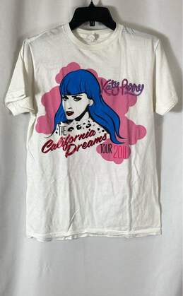 Katy Perry The California Dreams Tour Womens White Pullover T-Shirt Size Large