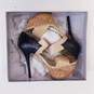 Jessica Simpson Vadio Leather Platform Heels Pearlized Tan Black 9 image number 9