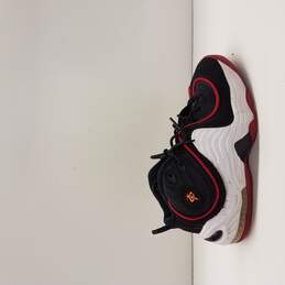 Nike Air Penny II GS Basketball Shoes 820249-002 Size 7Y Black, Red, White