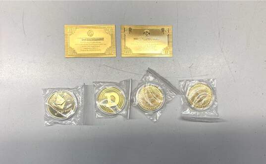Assorted Cryto Replica Novelty Coins Bitcoin Doge Ethereum IOB image number 3
