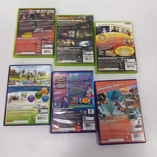 Lot of 6 Xbox 360 Games image number 2
