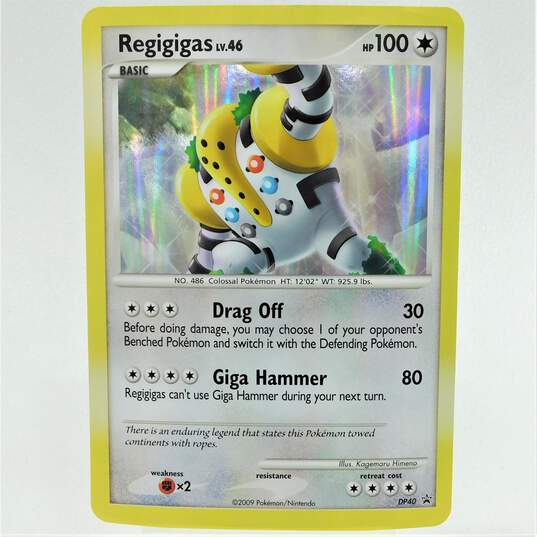 Pokemon TCG Regigigas Holofoil Oversized Jumbo Promo Card DP40 image number 1