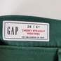 Gap Women's Green Cheeky Straight Jeans SZ 28/6 NWT image number 5