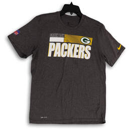 Womens Gray Bay Packers Short Sleeve NFL On-Field Dri-Fit T-Shirt Size M