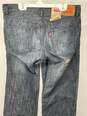 Mens 514 Blue Medium Wash Denim Slim Straight Jeans Size 30X30 T-0552426-A image number 4