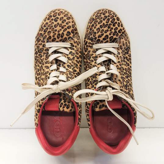 Coach Lowline Luxe Leopard Print Low Top Casual Sneaker Women's Size 8.5B image number 6