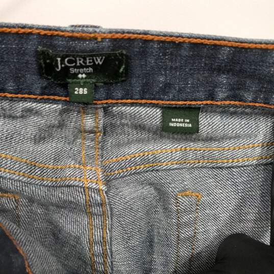 J. Crew Matchstick Stretch Blue Jeans Size 28S image number 3