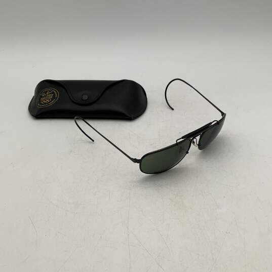 Ray Ban Womens Black Full-Rim UV Protection Aviator Sunglasses W/Black Case image number 1