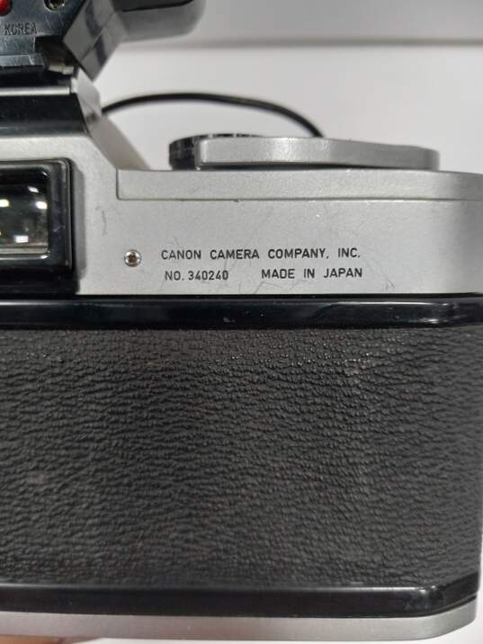 Black & Gray Vintage Canon FT Film Camera image number 3