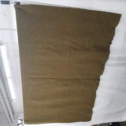 Vintage Military Green Blanket Approx. 58x76 In, *See Notes+