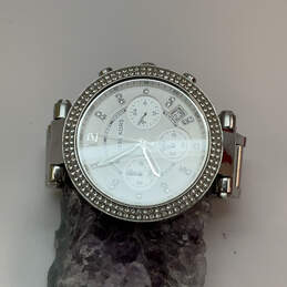 Designer Michael Kors MK-5358 Silver-Tone Stainless Steel Analog Wristwatch