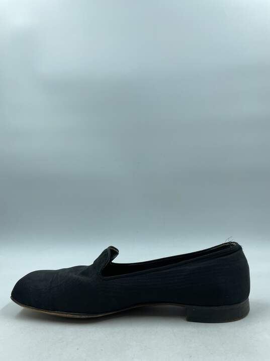 Henry Maxwell London Black Square-Toe Loafers M 10 image number 2