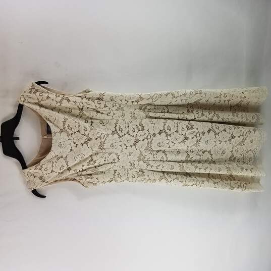 Vince Camuto Ivory Lace Dress 4 image number 1
