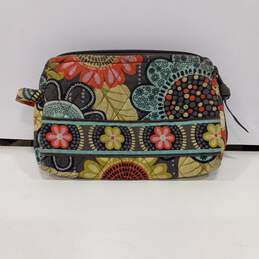 Womens Multicolor Floral Inner Pocket Classic Zipper Pouch Purse alternative image