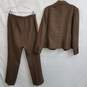 Pendleton brown plaid wool pants suit women's size 8 image number 2