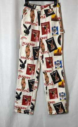 Playboy X Pacsun Womens Multicolor Cotton Graphic Print Straight Jeans Size 26