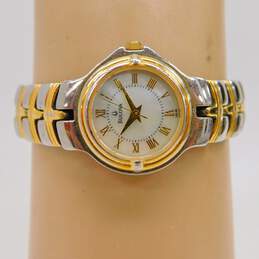 Bulova A6 C876736 Two Tone Mother of Pearl Dial Women's Dress Watch 55.3g alternative image