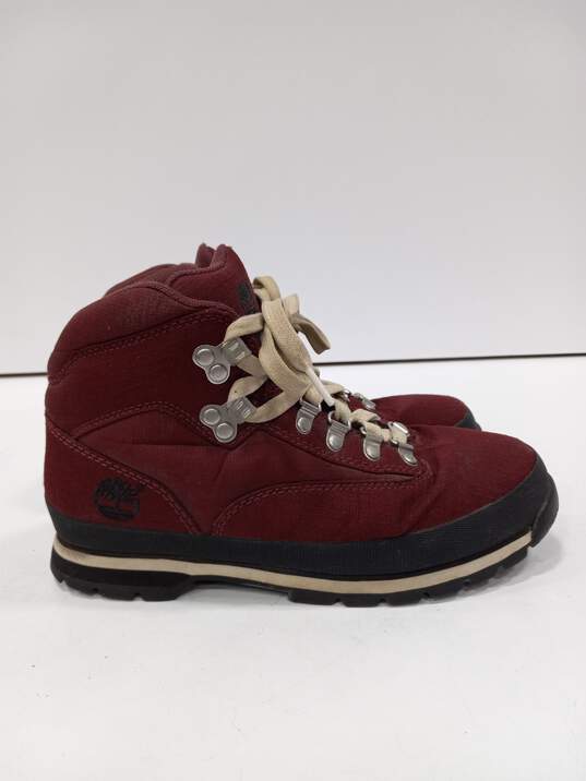 Timberland Women's Burgundy Boots Size 7 image number 1