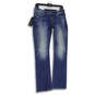 NWT Womens Blue Denim Medium Wash 5-Pocket Design Bootcut Jeans Size 30x33 image number 1