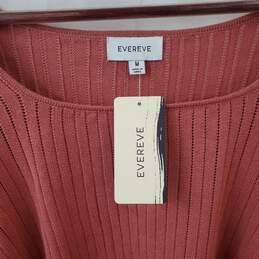 Evereve Scoop Neck Sweater in Dusty Rose Pink with Tags Size M alternative image