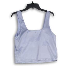 Womens Blue Square Neck Wide Strap Sleeveless Camisole Top Size XL alternative image