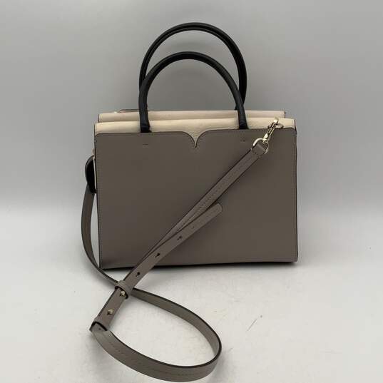 Kate Spade Womens Multicolor Leather Adjustable Strap Zipper Crossbody Bag image number 2