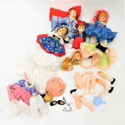 Vintage Madame Alexander Fairy Tale Nursery Rhyme Dolls P&R